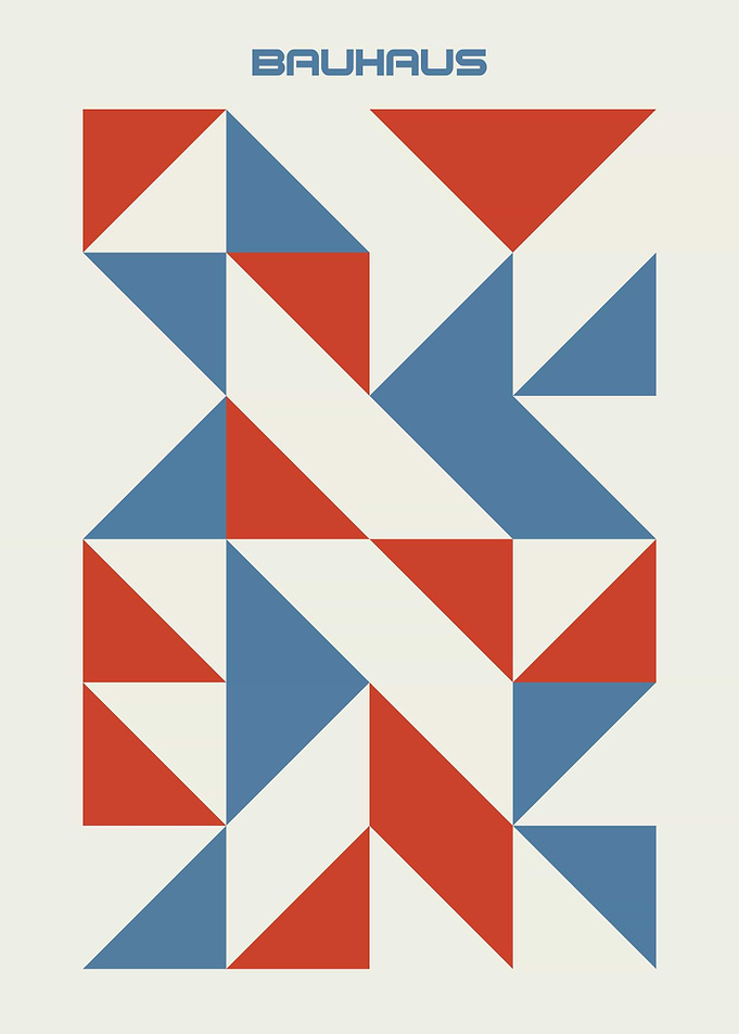 Bauhaus Geometric Abstract