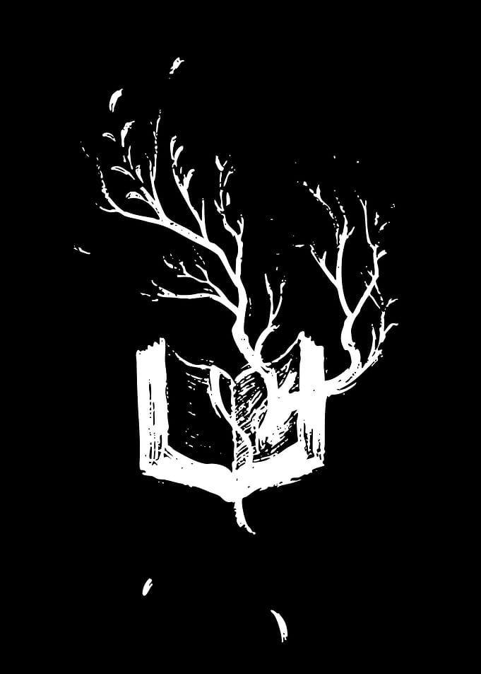 Tree Growing From Open Book
