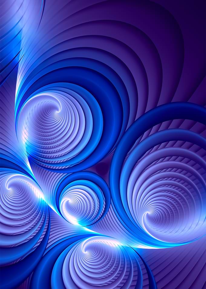 Five Spiral Vortex