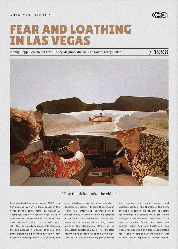 Fear and Loathing in Las Vegas Movie Poster