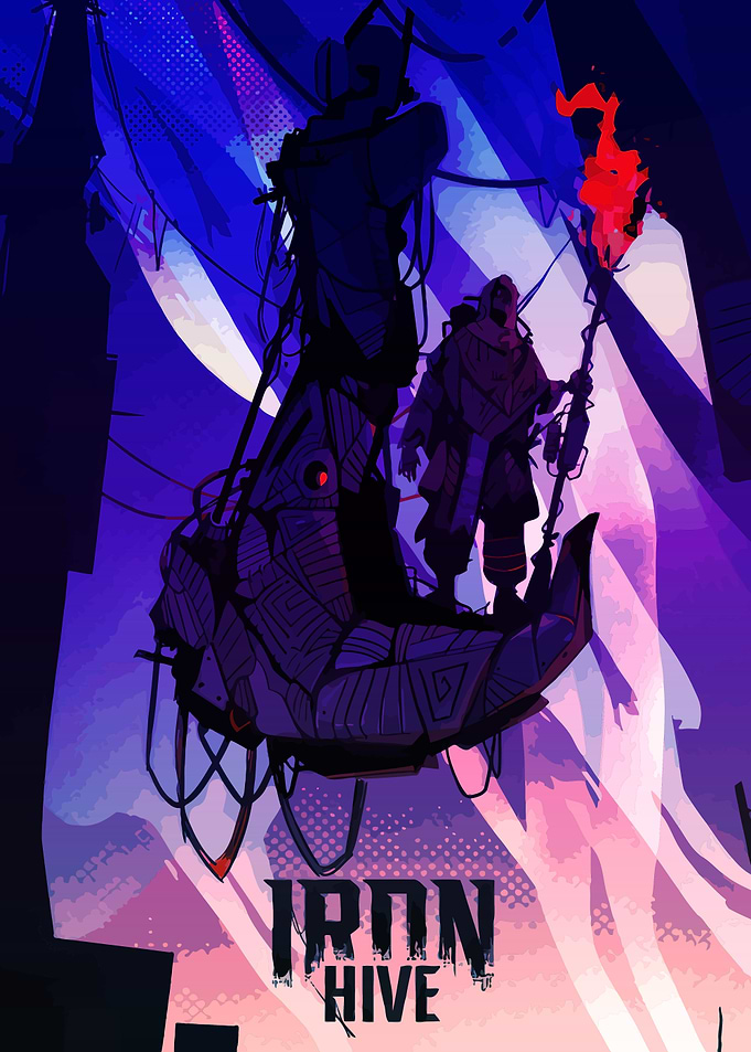 Iron Hive Poster with Figures
