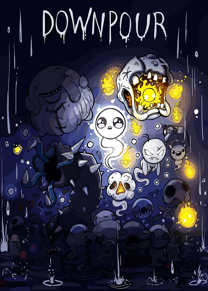 The Binding of Isaac Downpour Poster