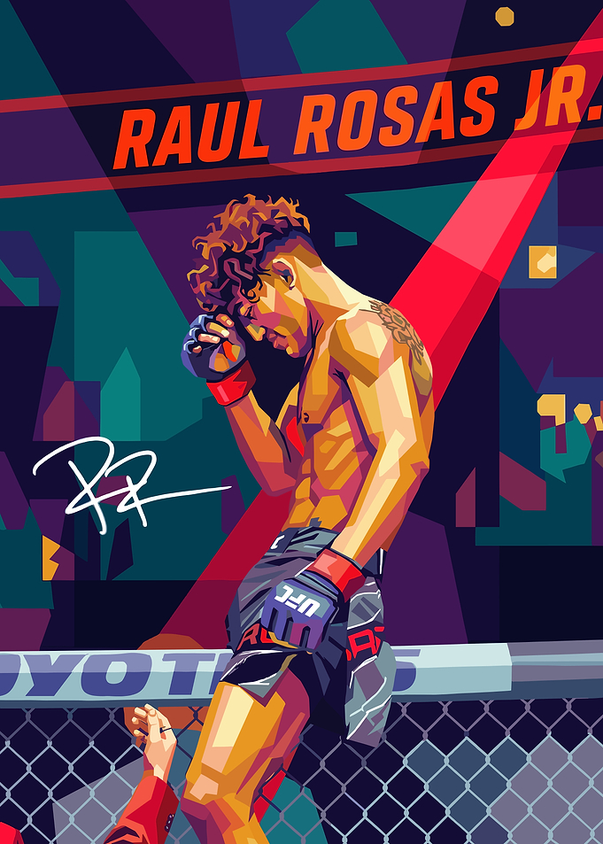 Raul Rosas Jr. UFC Fighter Portrait