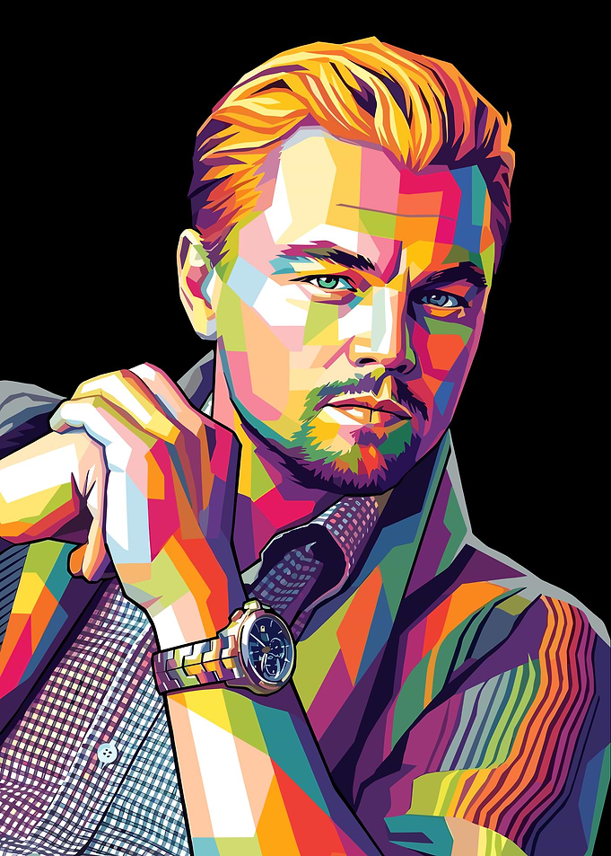Leonardo DiCaprio Pop Art Portrait