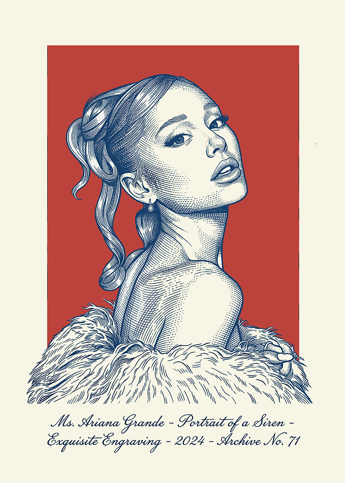 Ariana Grande Siren Engraving
