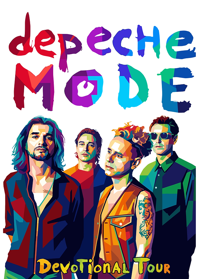 Depeche Mode Devotional Tour Pop Art