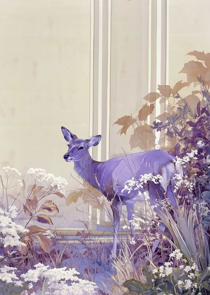 Deer in a Garden