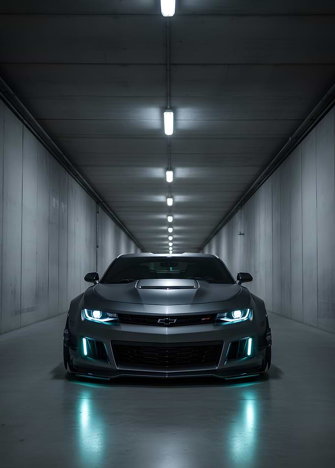 Chevrolet Camaro in Tunnel