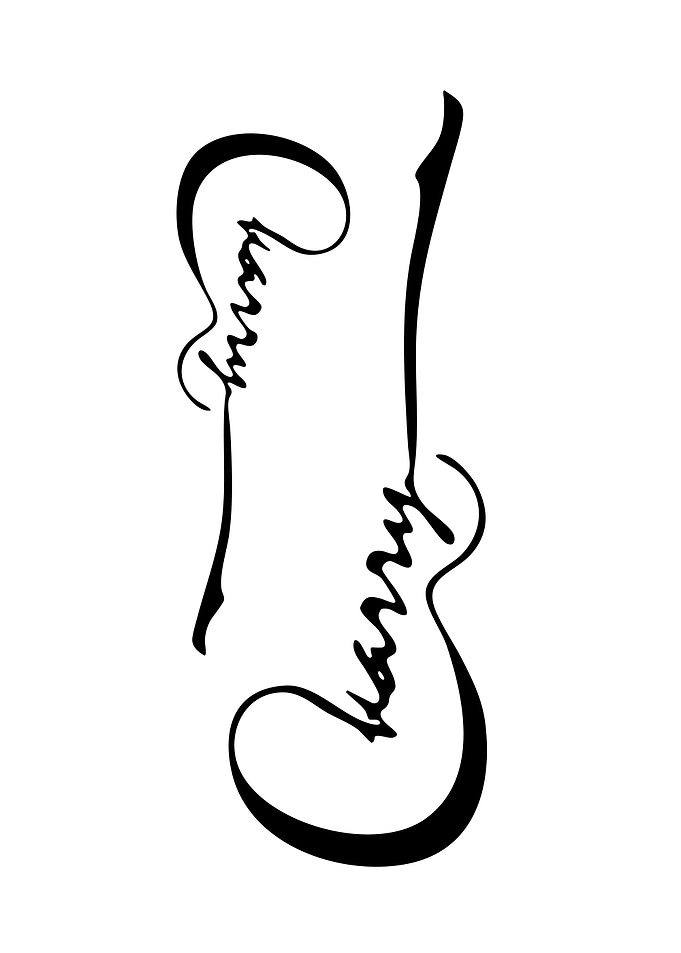 Guitar Name Art