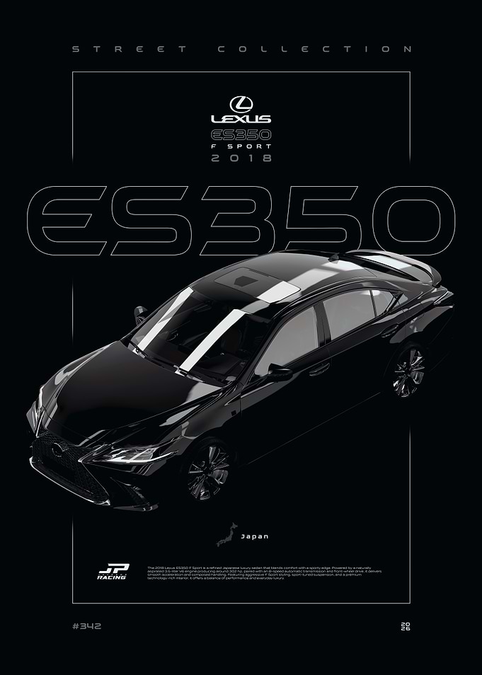 Lexus ES350 F Sport 2018 Black Series