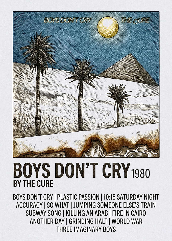 The Cure Boys Don't Cry Album Art
