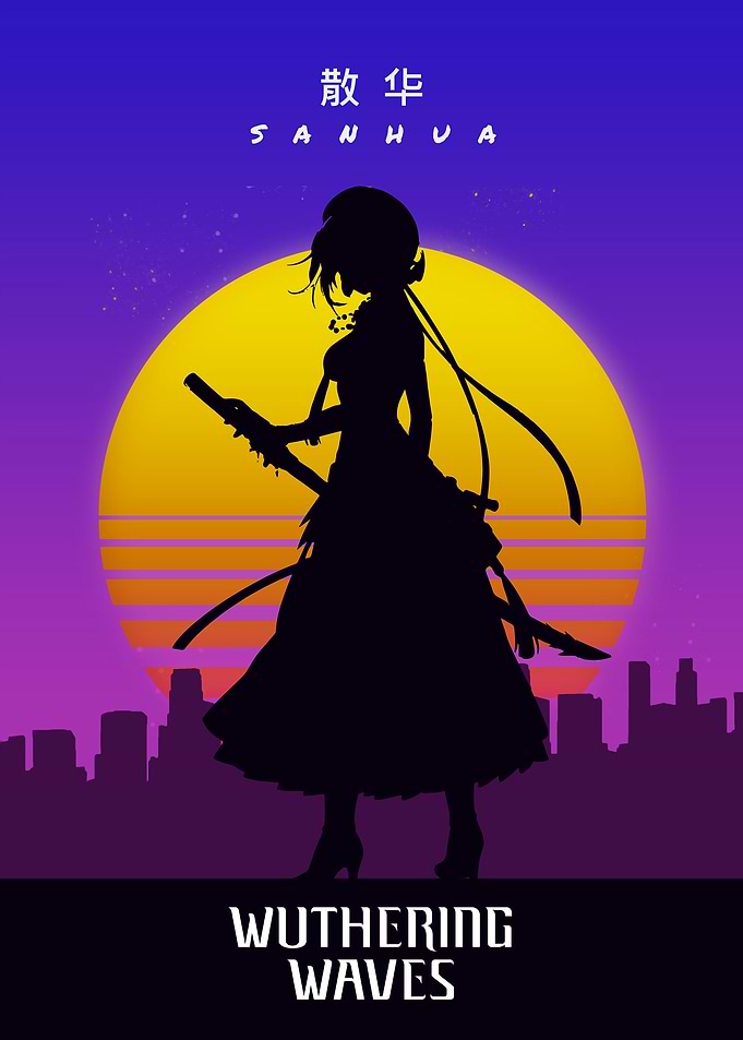 Wuthering Waves Sanhua Silhouette