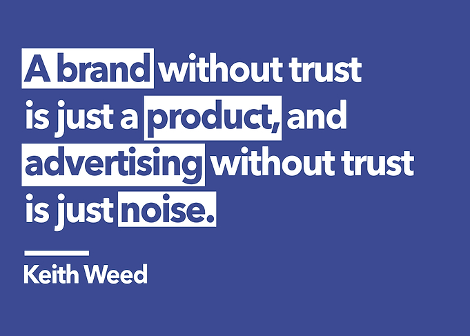 Quote about brand trust
