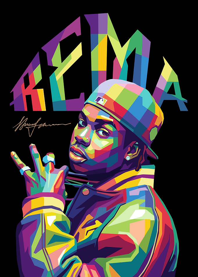 Rema Pop Art Portrait