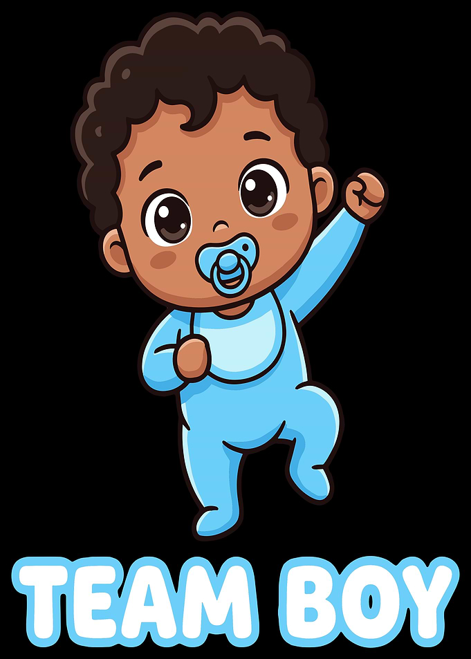 Team Boy Baby Announcement
