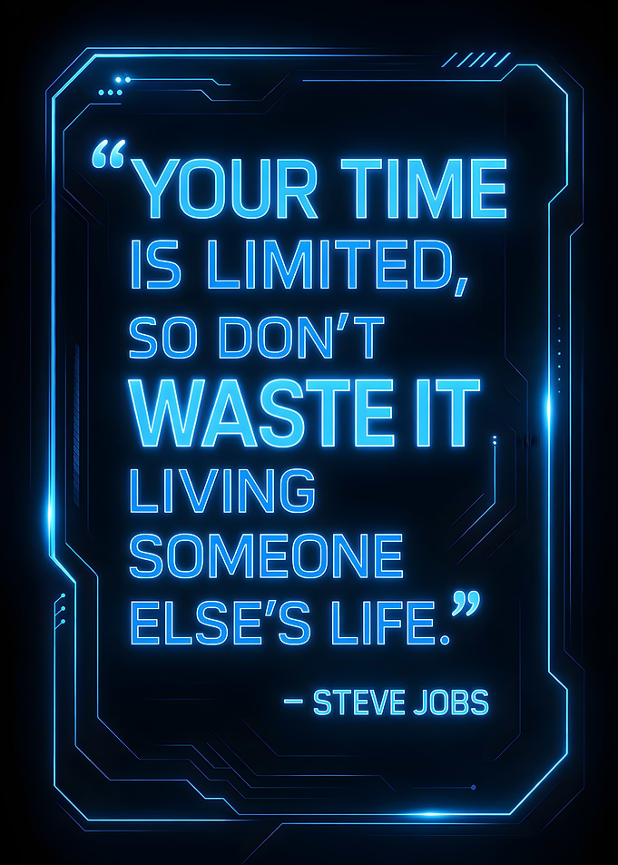 Steve Jobs Quote on Time