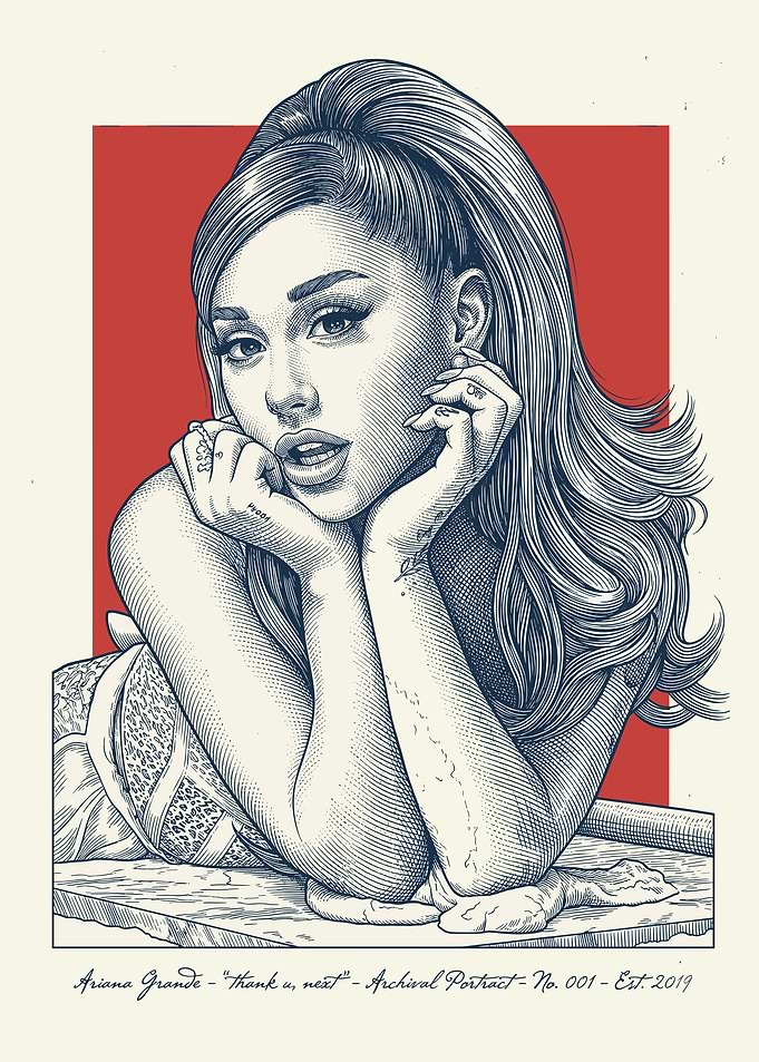 Ariana Grande 'Thank U, Next' Portrait