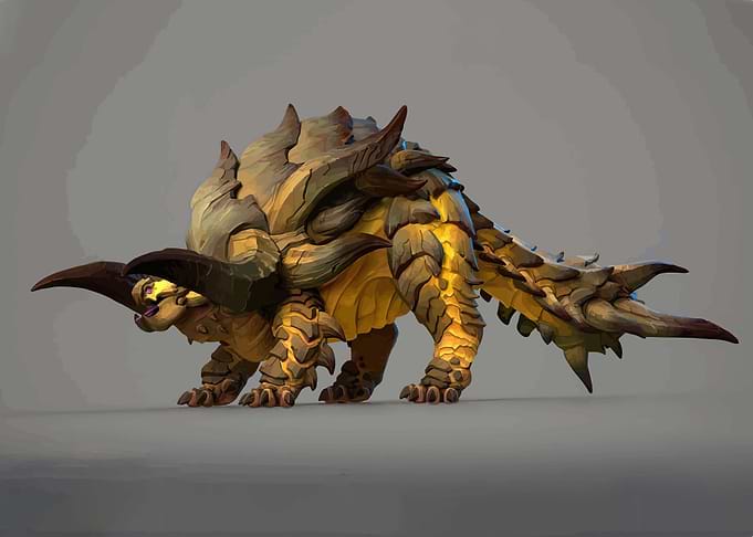 Armored Dragon-like Creature