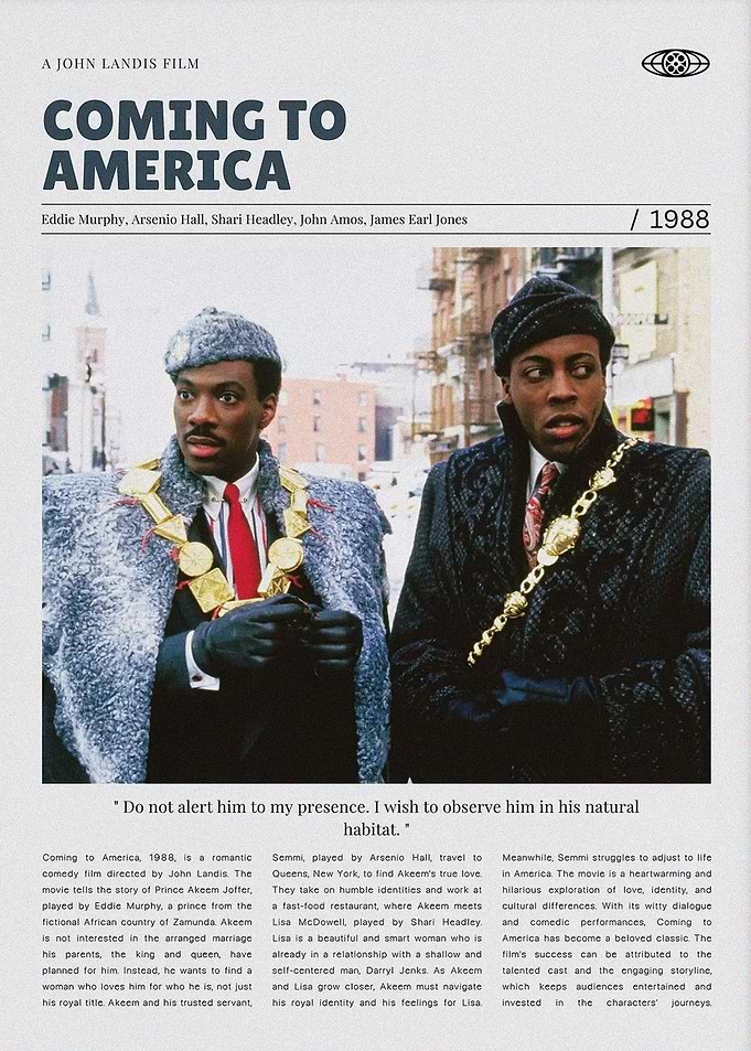 Coming to America Movie Poster
