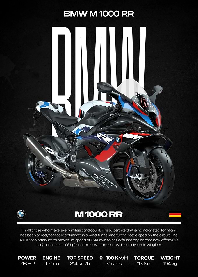 BMW M 1000 RR Motorcycle