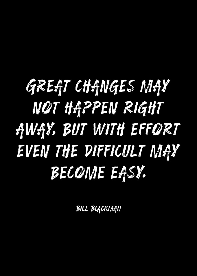 Inspirational Quote on Black Background