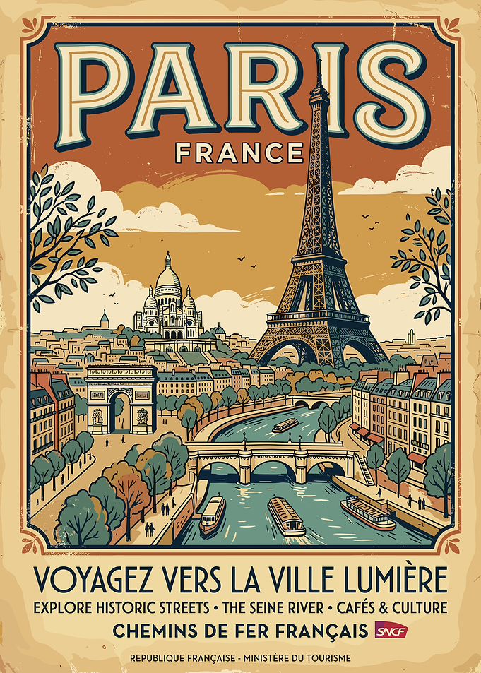 Vintage Paris Travel