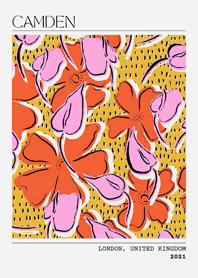 Camden Floral Poster