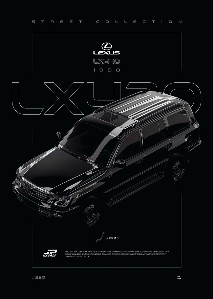 Lexus LX470 1998 Black Series