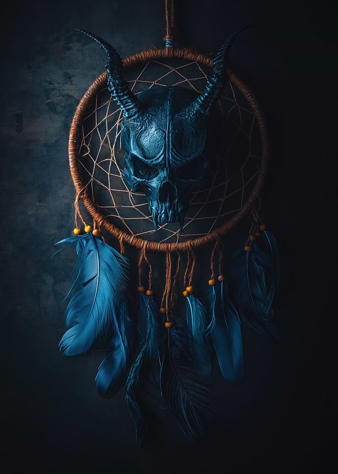 Demonic Skull Dreamcatcher