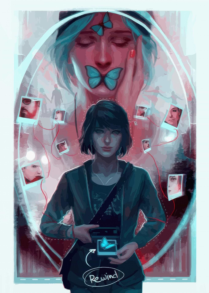 Max Caulfield with Rewind Camera