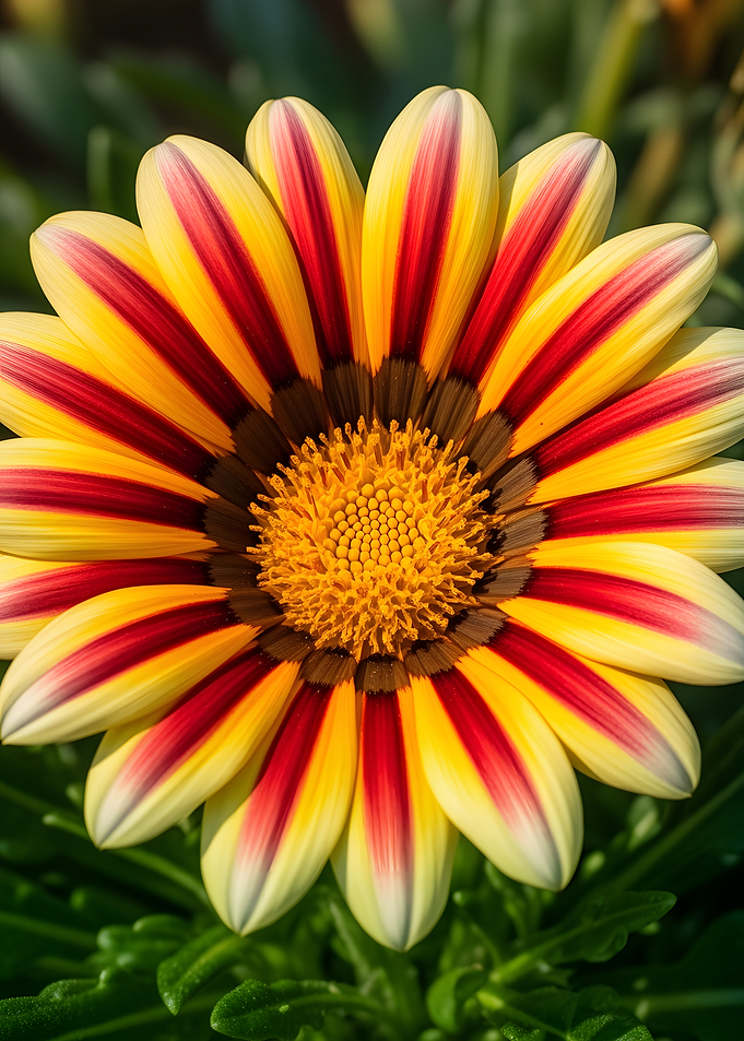 Vibrant Gazania Flower Close-Up