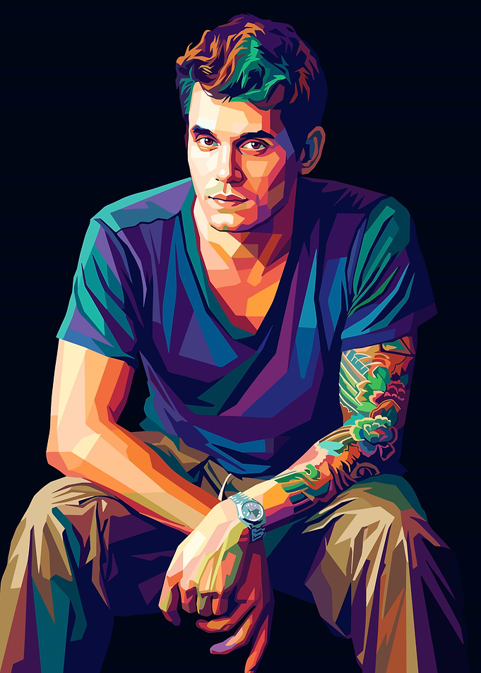 John Mayer Pop Art Portrait