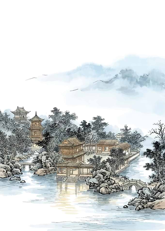 Traditional Chinese Landscape Painting