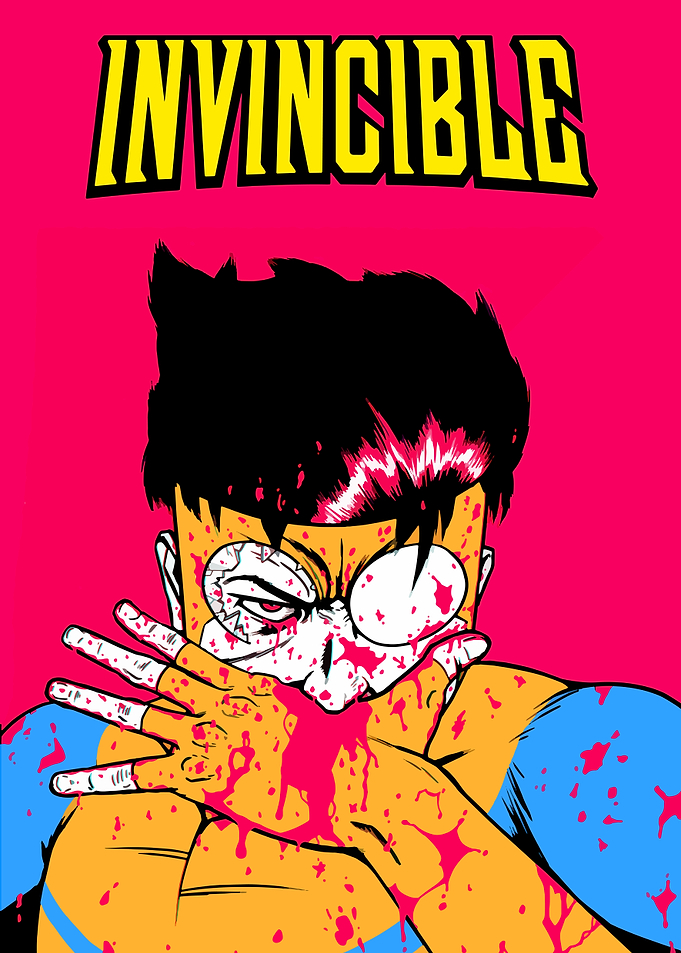 Invincible Covered in Blood