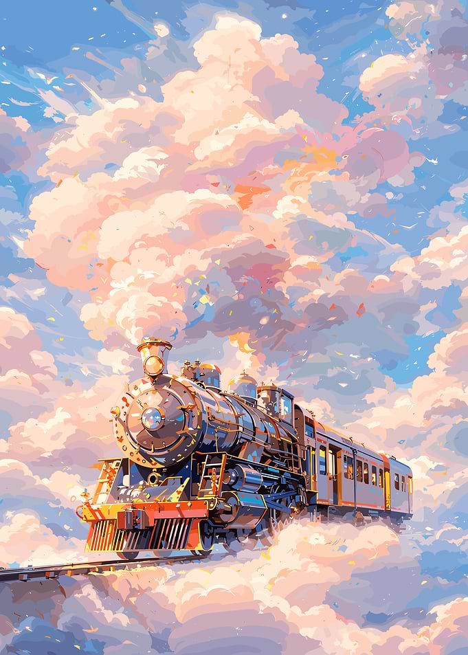 Steam Train in the Clouds