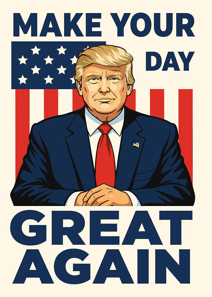 Donald Trump 'Make Your Day Great Again' Poster