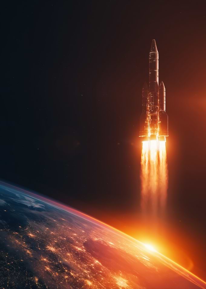 Rocket Launching from Earth