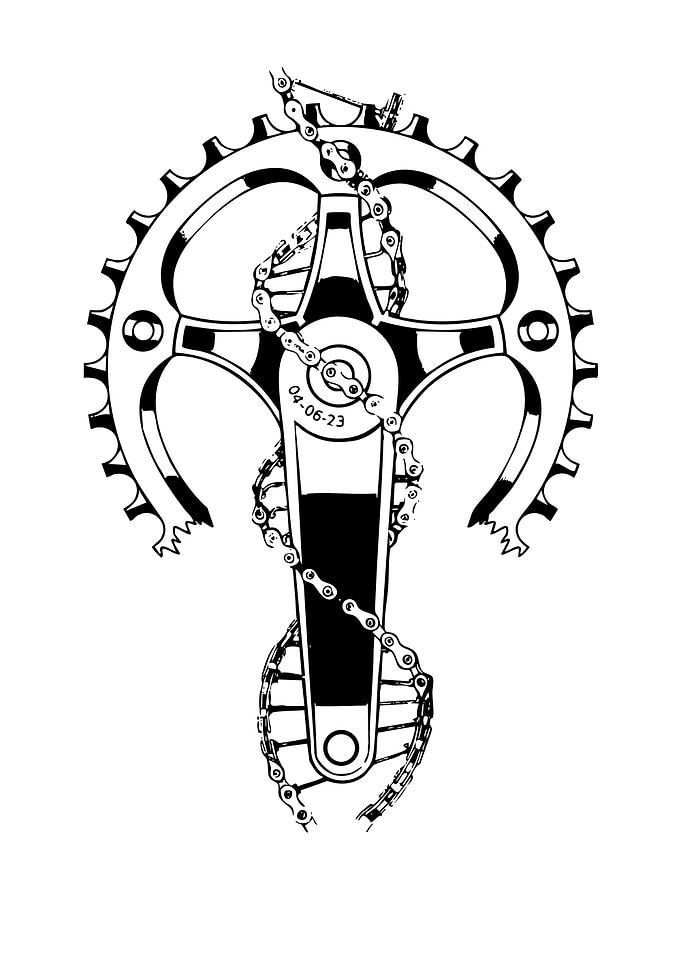 Bicycle Crankset and Chain