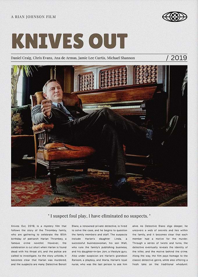 Knives Out Movie Poster
