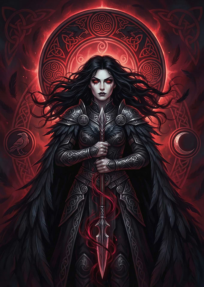 Dark Fantasy Warrior Woman