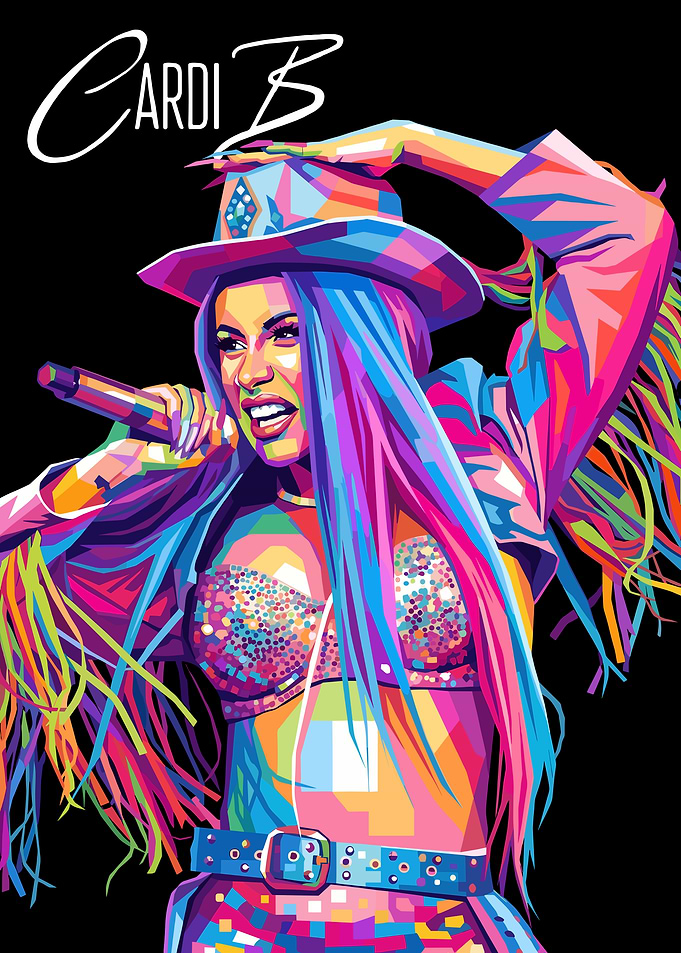 Cardi B Wpap art