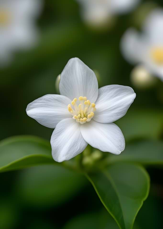 White Orange Blossom Flower