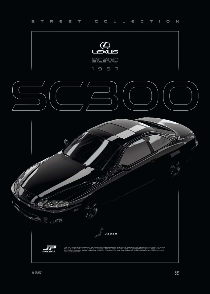 Lexus SC300 1997 Black Series