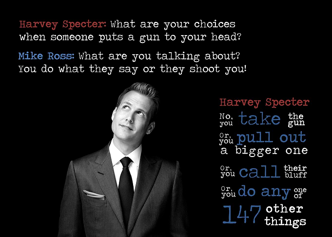 Harvey Specter and Mike Ross Quote