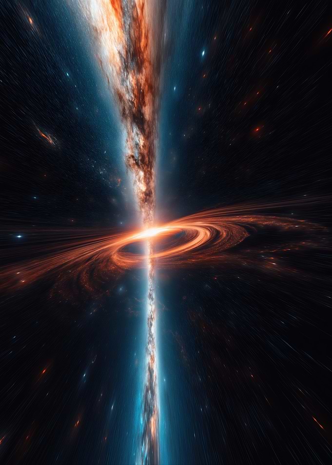 Cosmic Black Hole with Accretion Disk