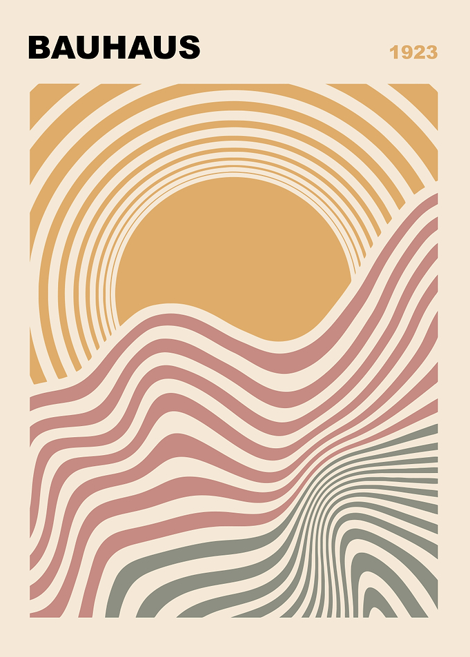 Bauhaus 1923 Abstract Landscape