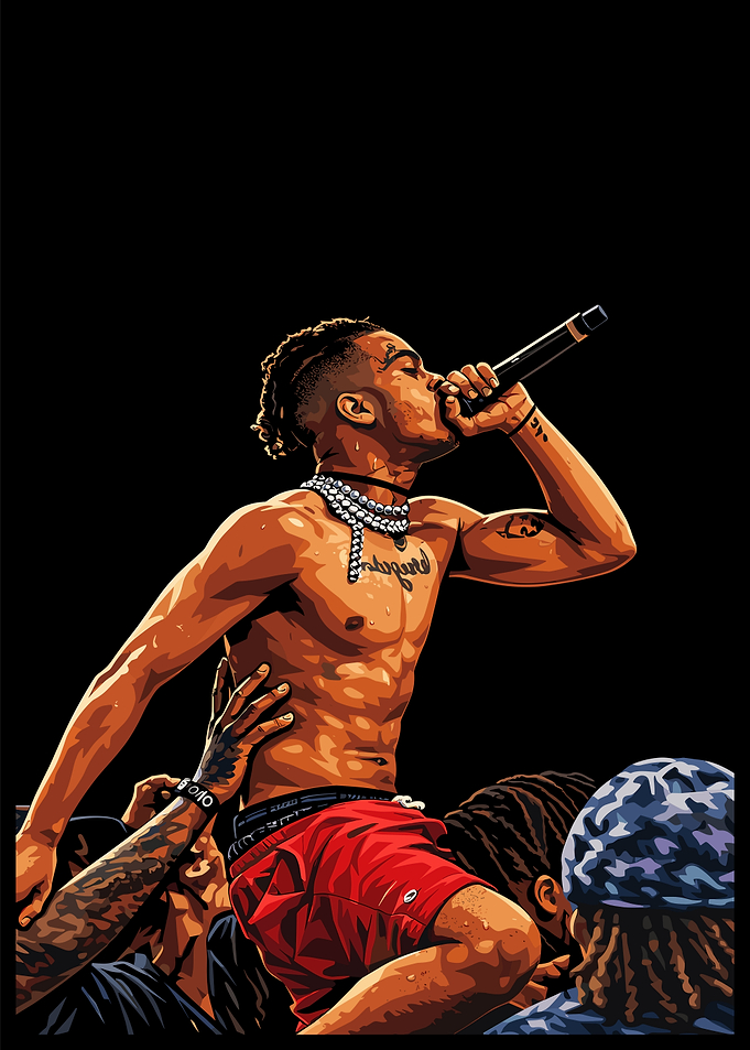 Rapper Performing on Stage