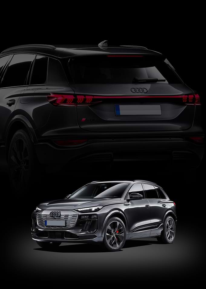 Dark Audi SQ6 e-tron 2025