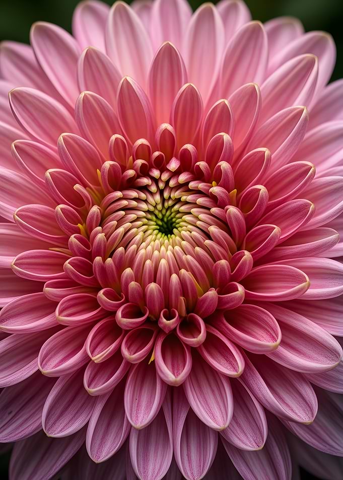 Close-up of a Pink Chrysanthemum