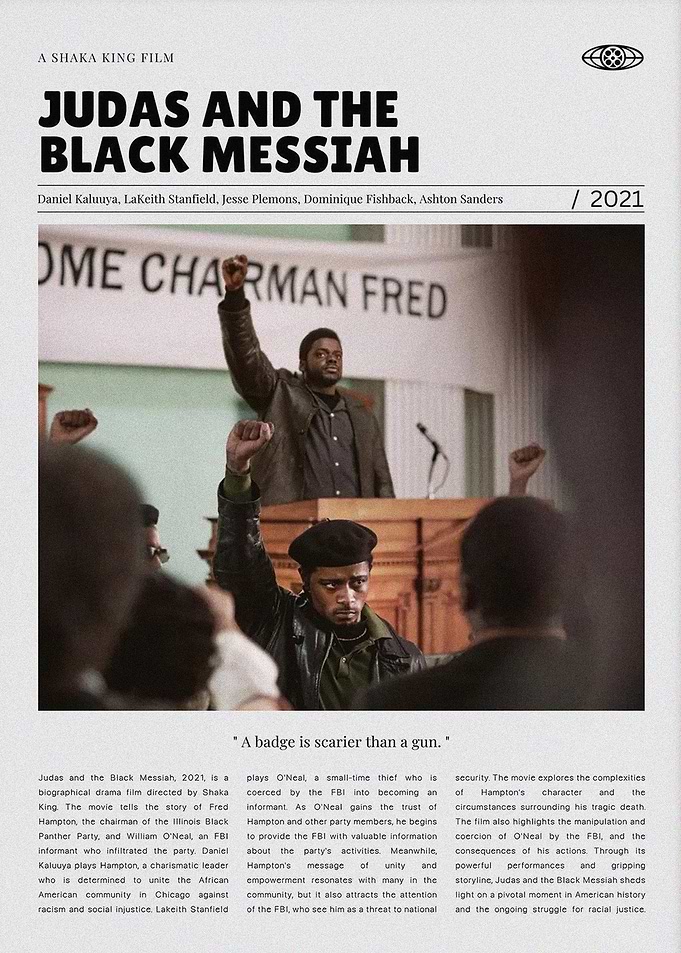 Judas and the Black Messiah Movie Poster